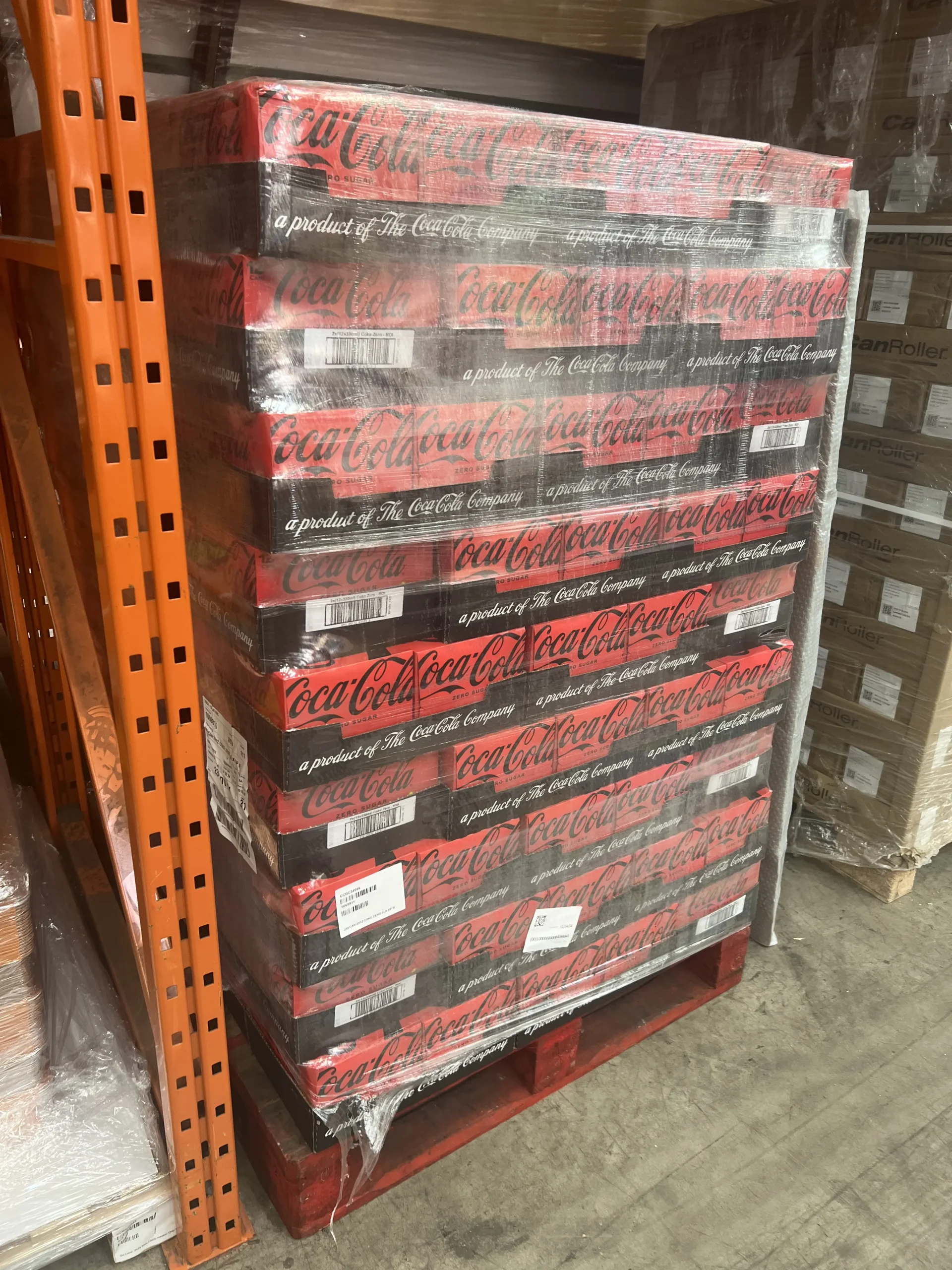 coca cola pallet spectrum